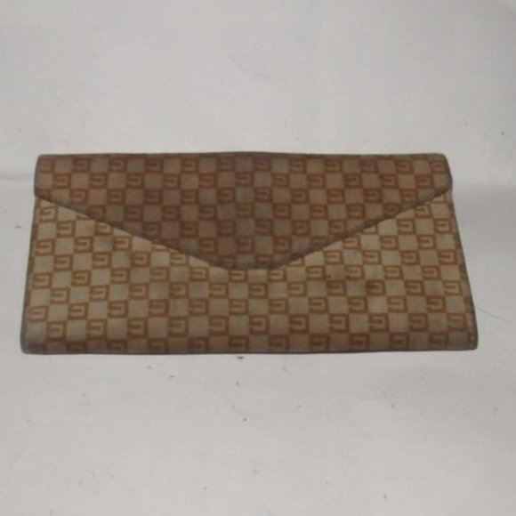 RARE Gucci Brown Square G Logo Print Suede Leather - Picture 9 of 12